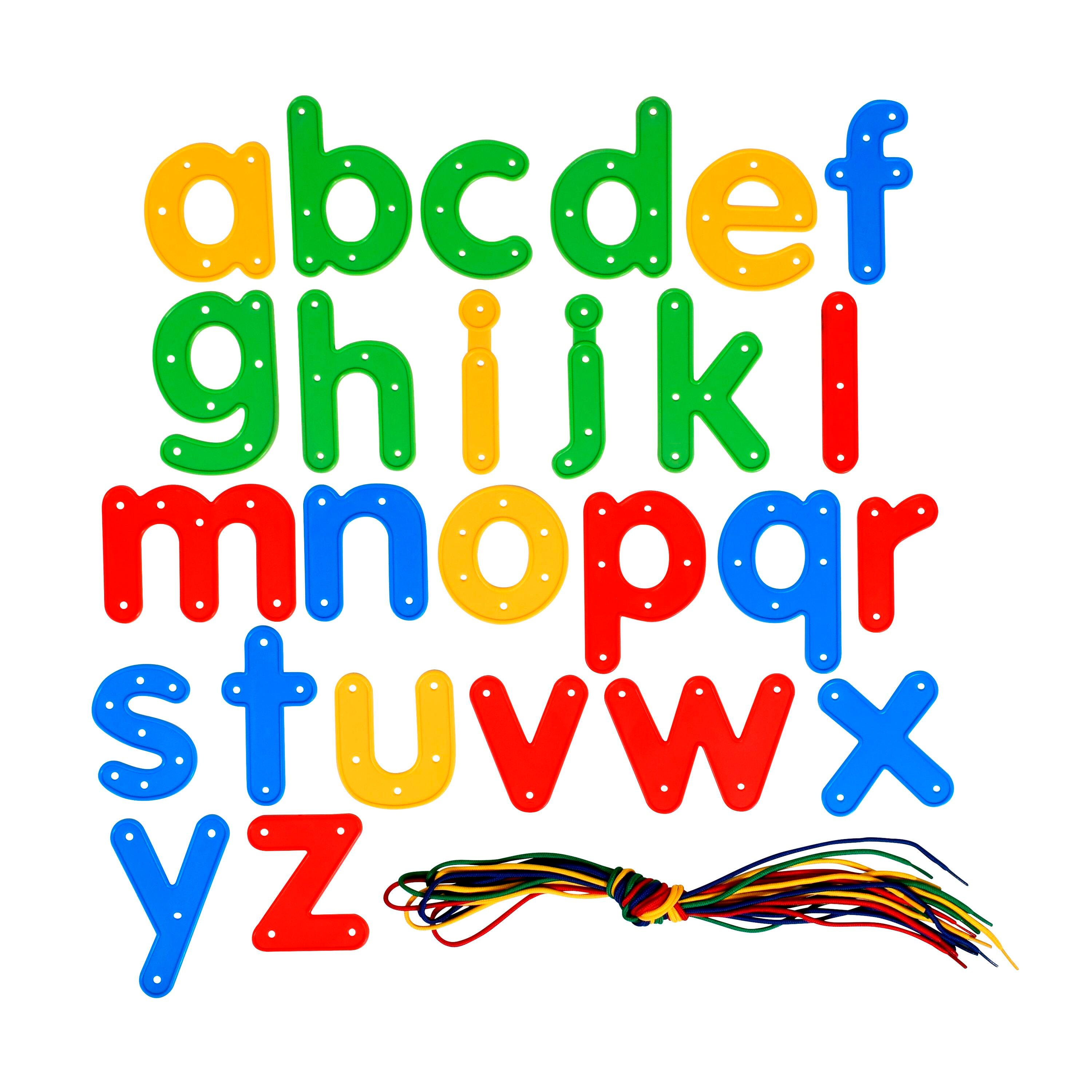Ready2Learn Lacing Letters Lowercase, Set of 27